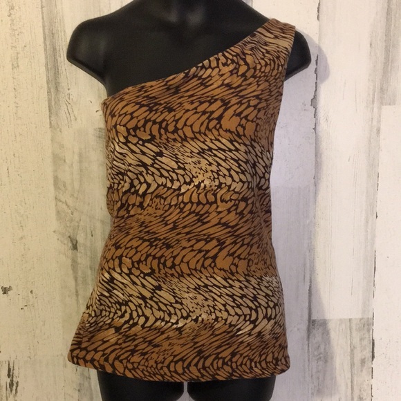 Express Tops - #N40 women’s cute one shoulder tank size S